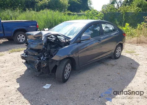 2012 Hyundai Accent Gls from USA, damaged, VIN KMHCT4AE8CU207556